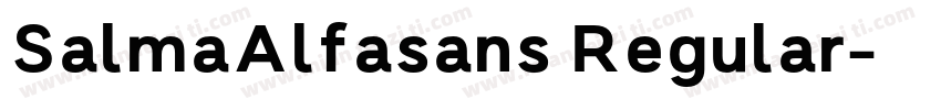 SalmaAlfasans Regular字体转换